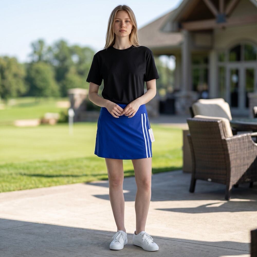 Kinona Womens Skort XL Blue Golf Tenniscore Athleisure Athletic Activewear NWT